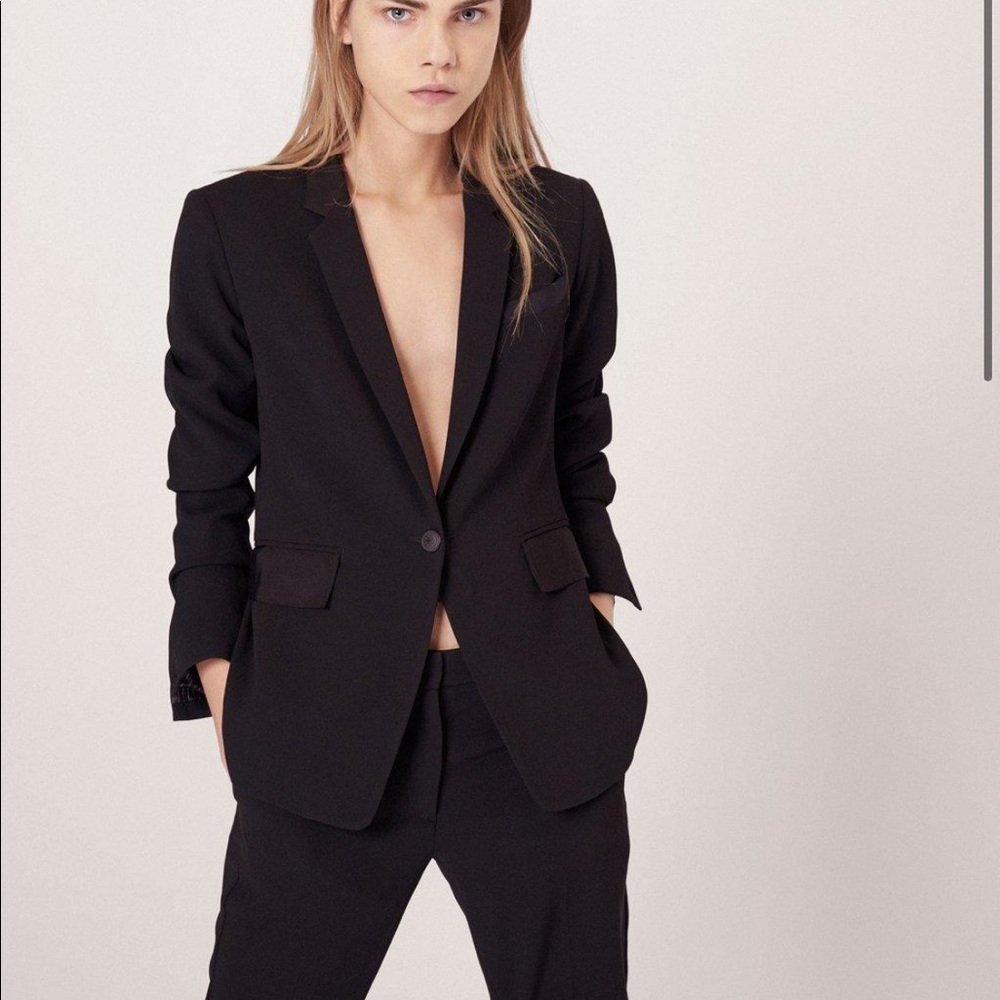 Rag & Bone Black Club Jacket Size 2